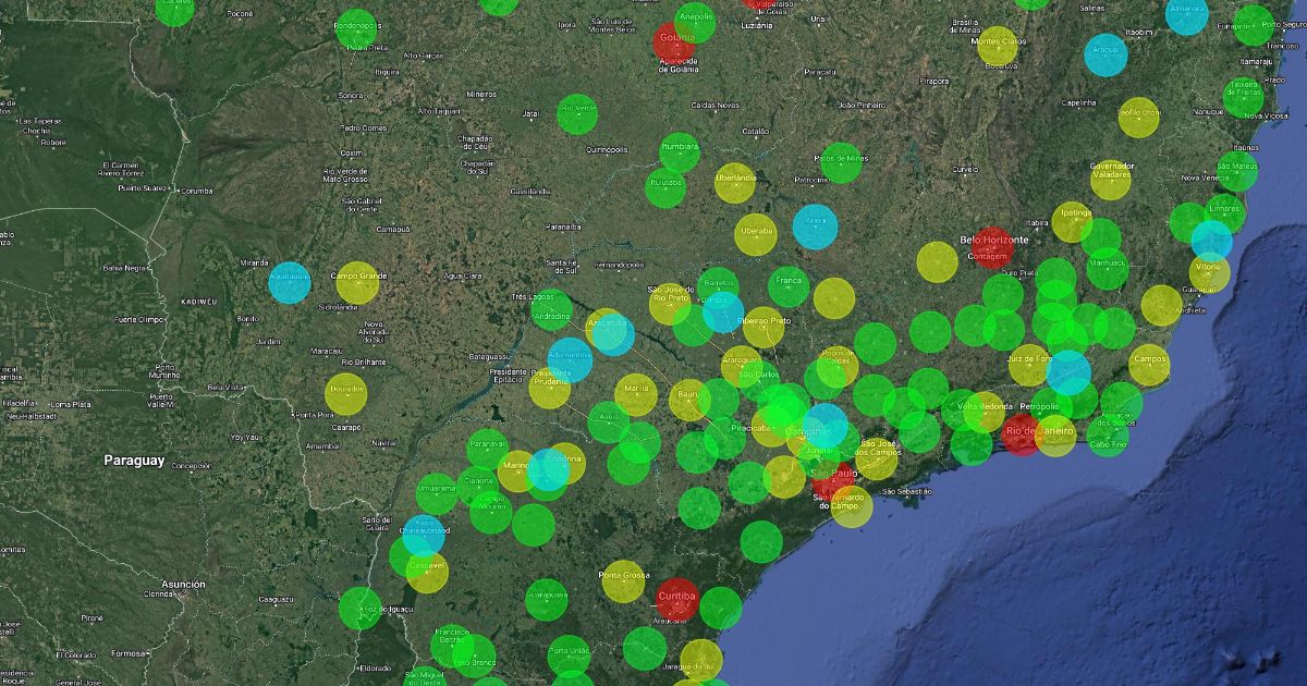 Hierarquia Urbana Do Brasil Scribble Maps