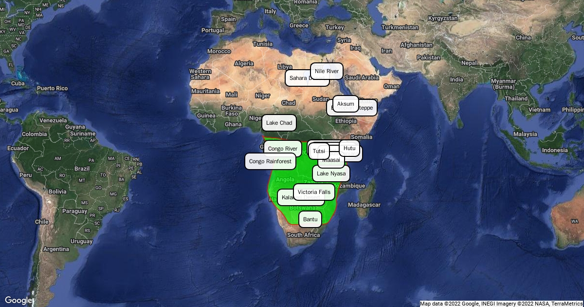 Africa Map Lexi Mudrick Scribble Maps