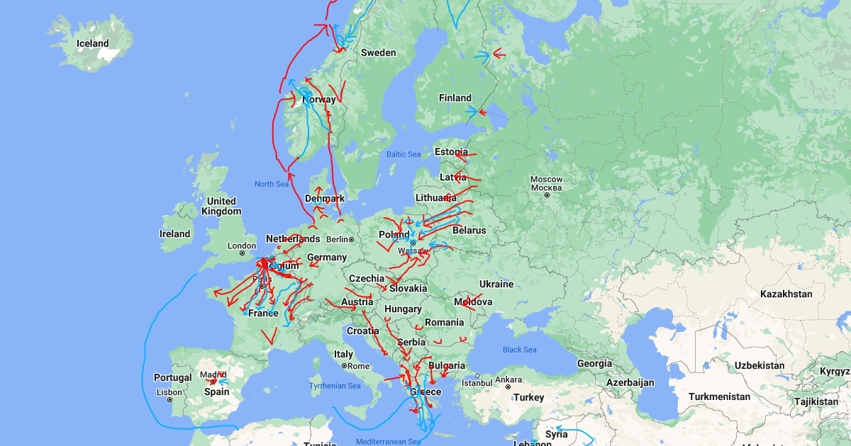 World War Ii Scribble Maps