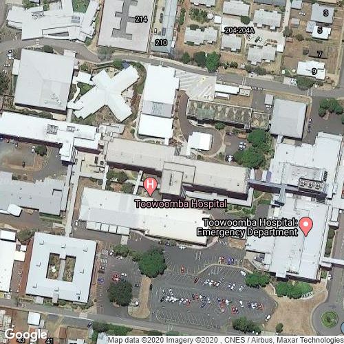 Toowoomba Hospital Scribble Maps