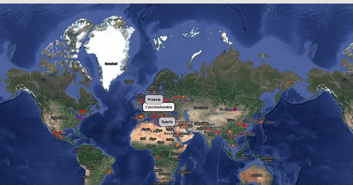 Civilizations Scribble Maps