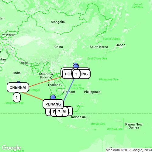 Route map essay example image