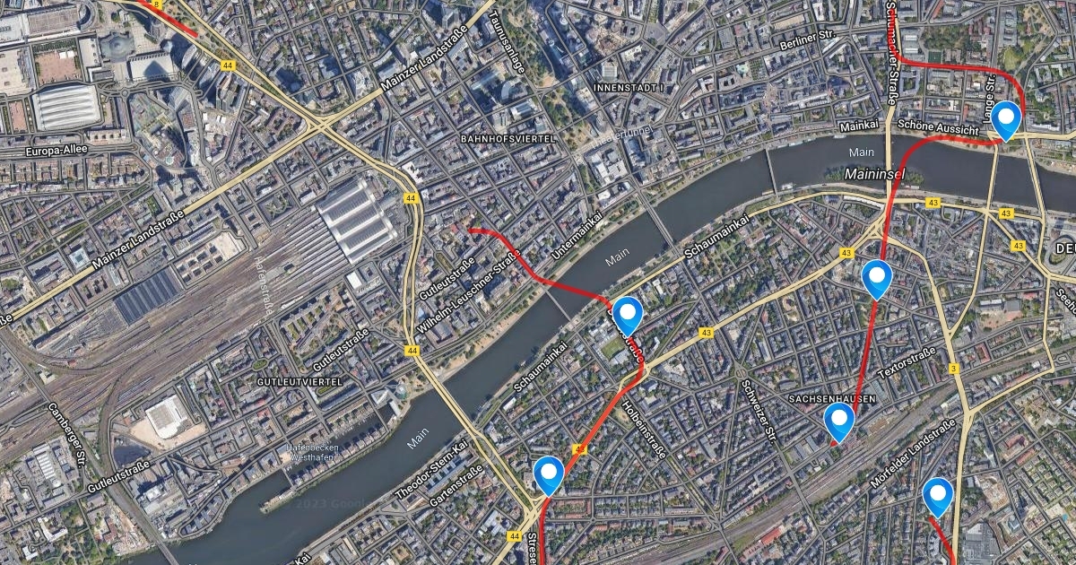 U-Bahn Frankfurt : Scribble Maps