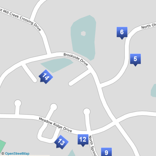 2018 Brookside Subdivision Garage Sale Map Scribble Maps