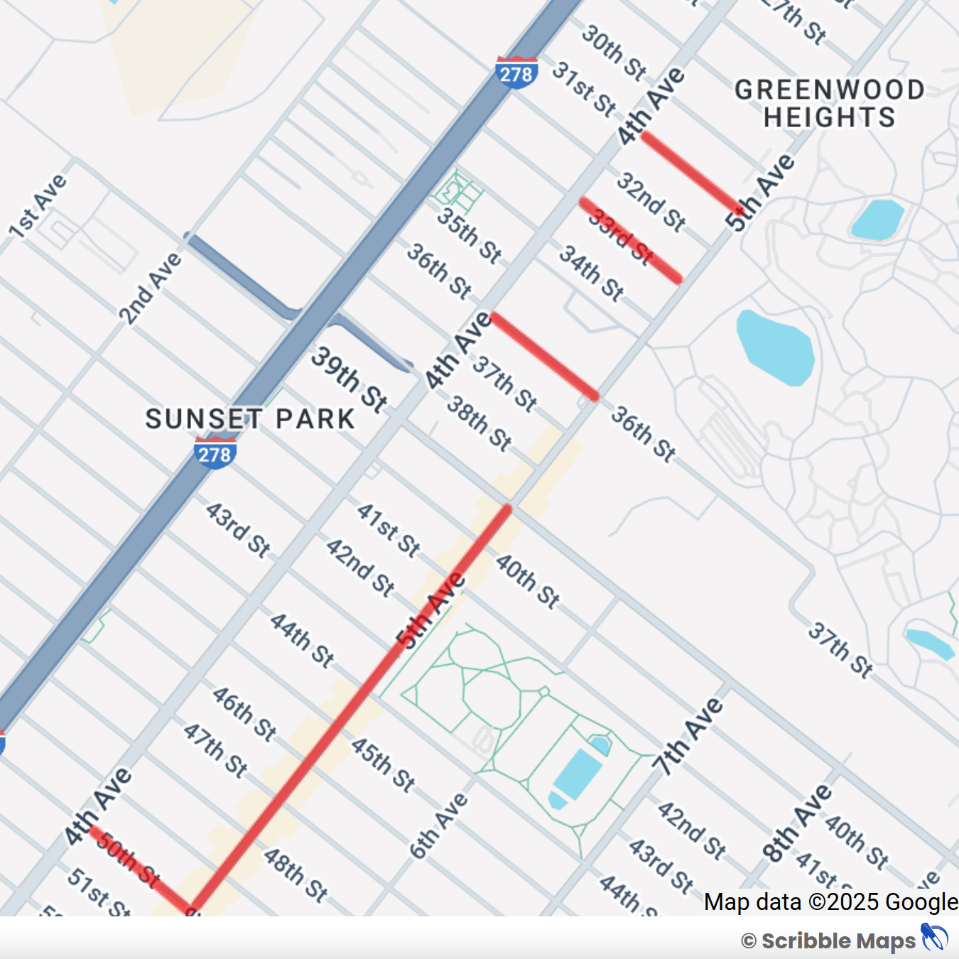 Trick or Treating, a Map – From Sunset Park