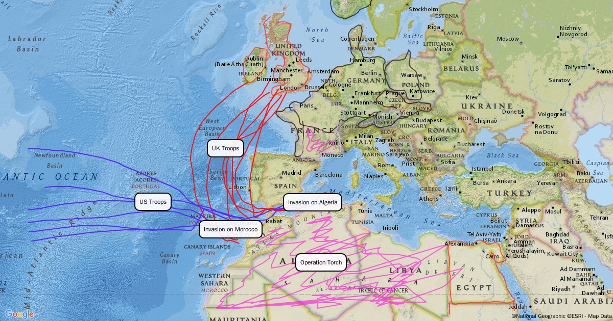 Operation Torch Scribble Maps   48ZAt1NnTB Thumb 1200x630 