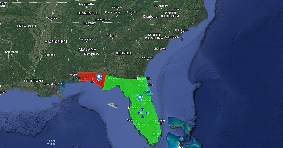 Map of Florida : Scribble Maps