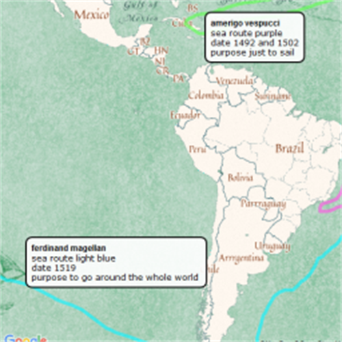 Sea Routes Scribble Maps