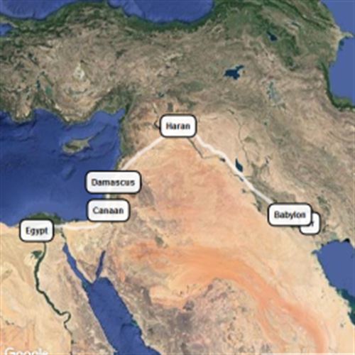 Abraham's Journey : Scribble Maps