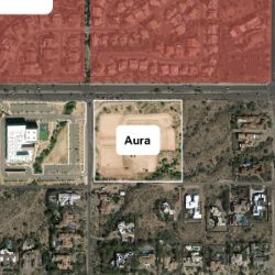 Aura at East Shea Area MAP