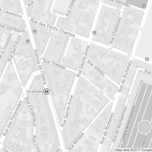 Rue Sainte Anne, Paris Scribble Maps