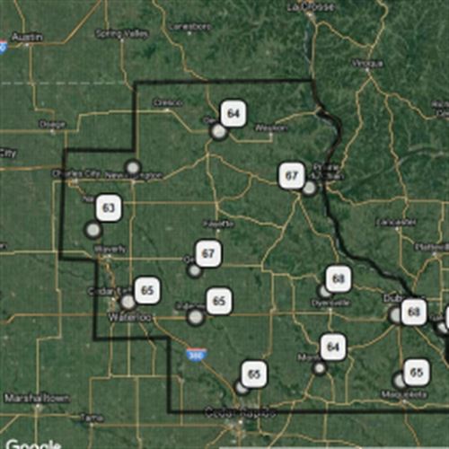 Eastern Iowa map Scribble Maps