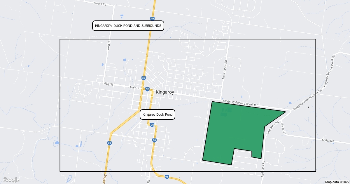 Kingaroy Duck Pond : Scribble Maps