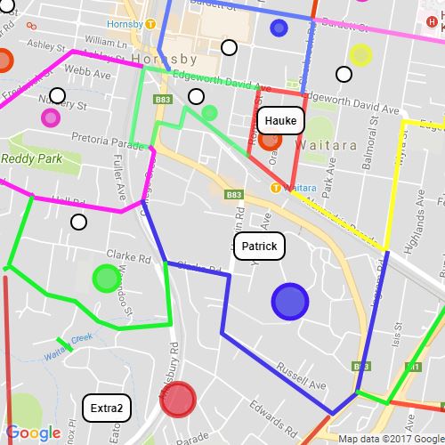 Hornsby Program 2017 Scribble Maps