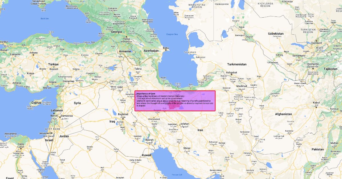 IRAN MAP COMP GOV GABI : Scribble Maps