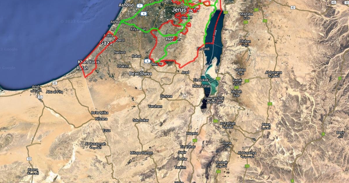 Israel Map : Scribble Maps