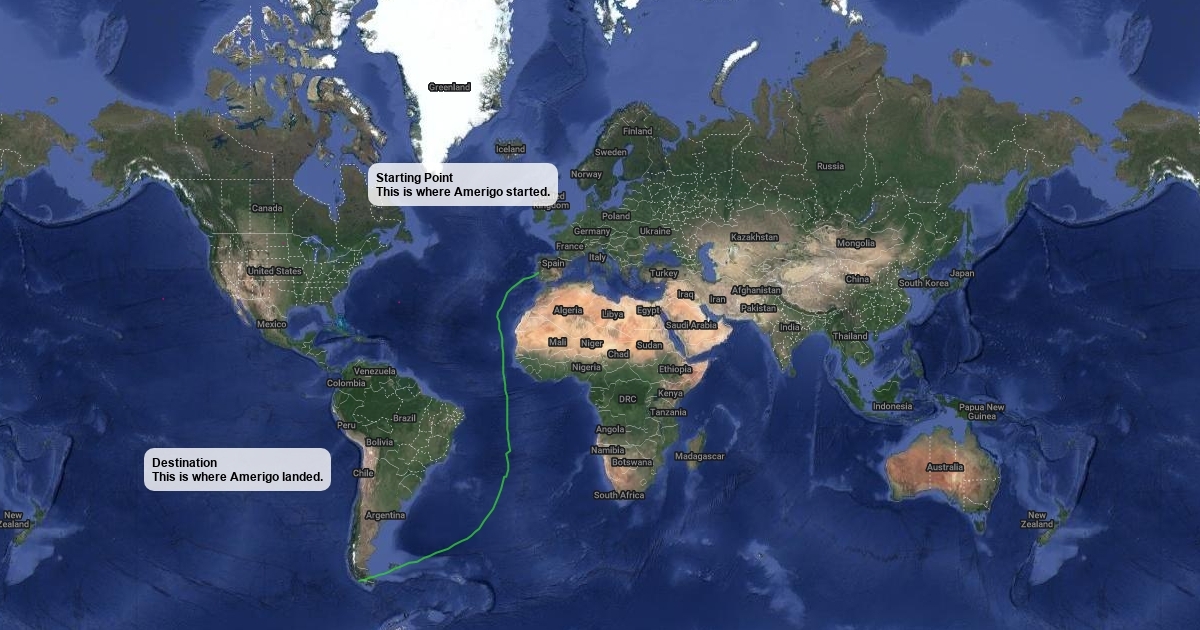 Amerigo Vespucci Scribble Maps 