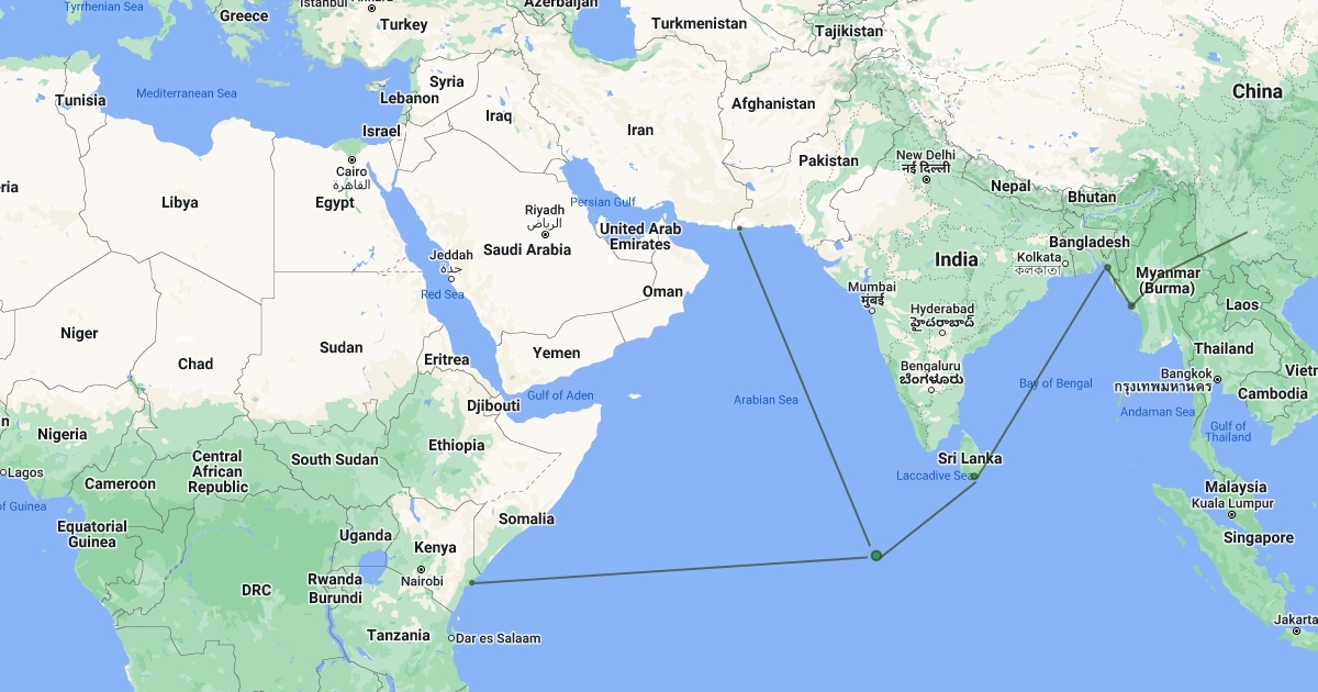 Sea Lines of Communication : Scribble Maps