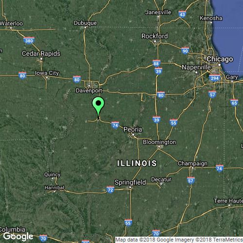 Location of Galesburg within Illinois Scribble Maps