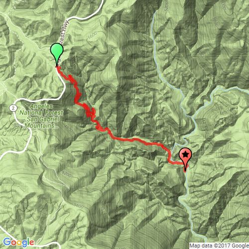 devil's canyon hike Scribble Maps