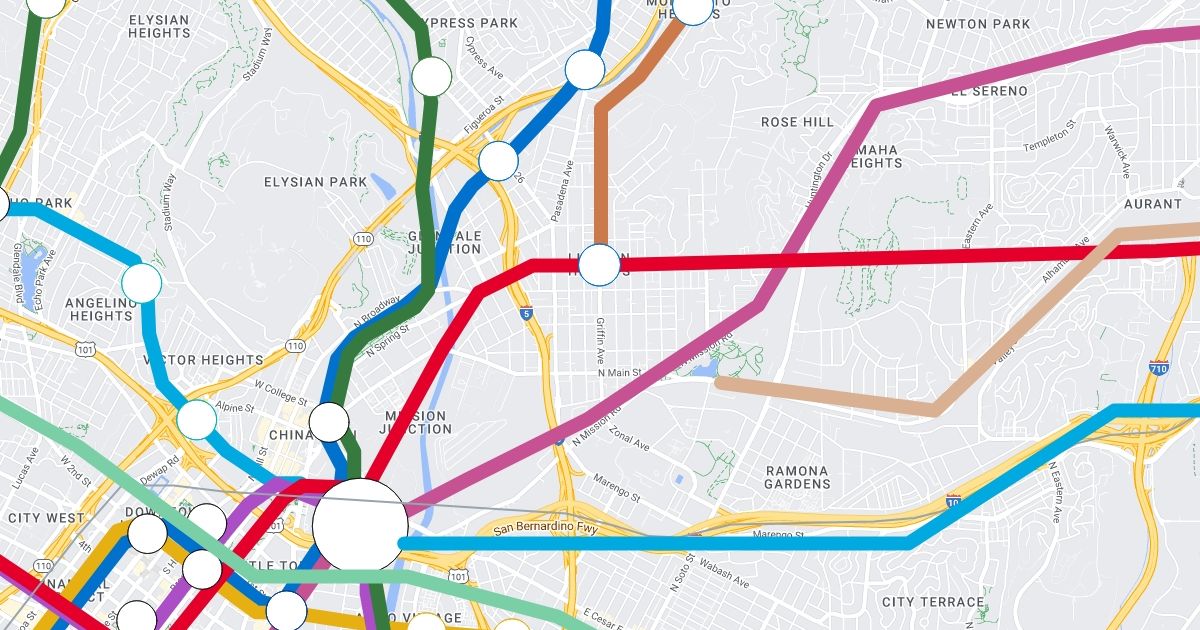 LA Metro Future Scribble Maps