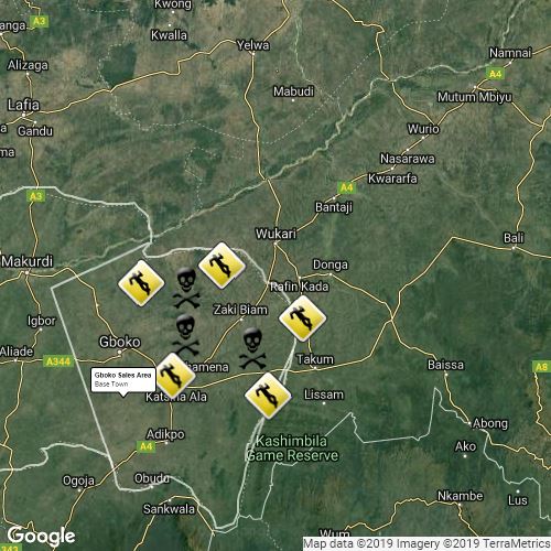 Map Of Gboko Town Gboko Sa : Scribble Maps