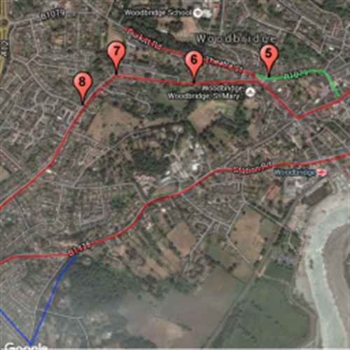 Woodbridge 10k Scribble Maps