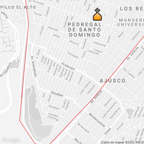 Pedregal de Santo domingo Scribble Maps