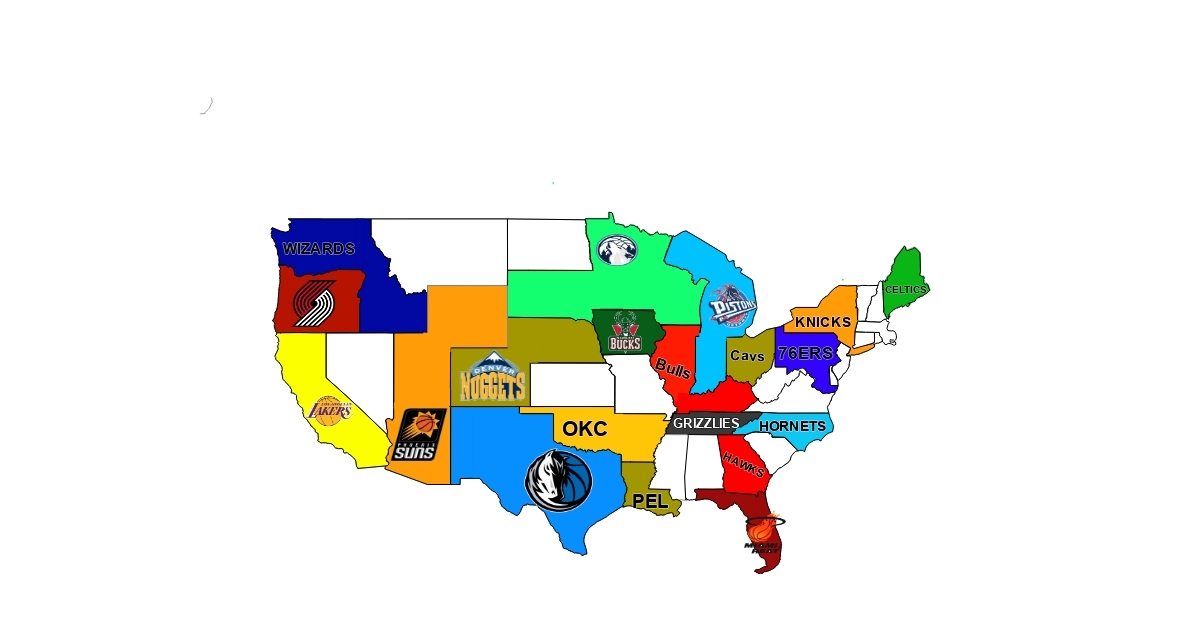 NBA : Scribble Maps