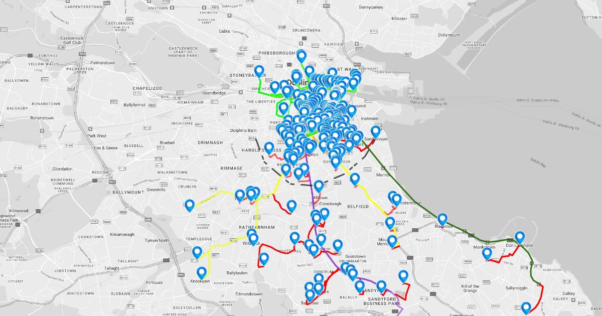 All surveyed Stations : Scribble Maps