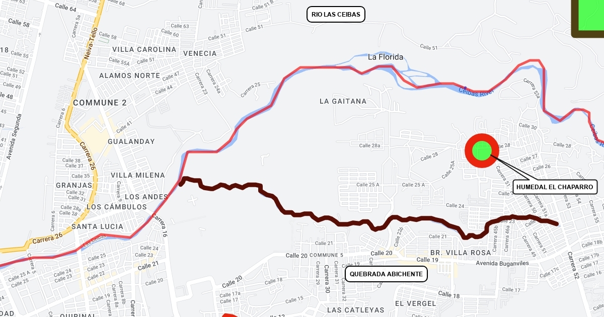 MAPA HIDROGRÁFICO DE NEIVA Scribble Maps