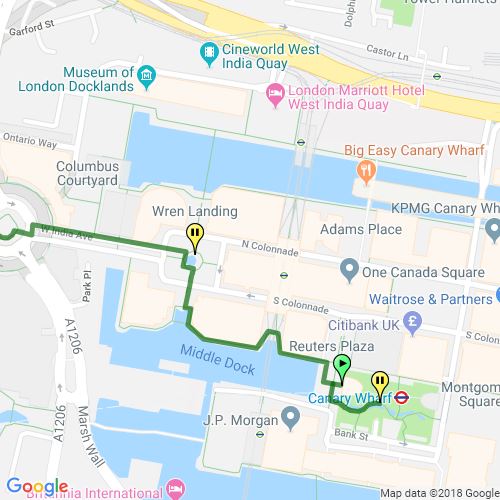 Travelgasm Com Canary Wharf London England Scribble Maps