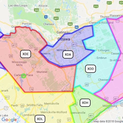 Ottawa All Zones  Scribble Maps