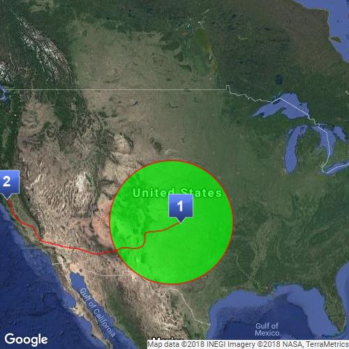 Dust bowl map : Scribble Maps