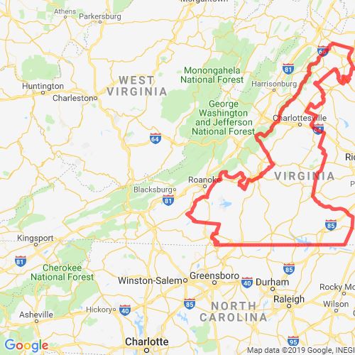 US HOUSE OF REPRESENTATIVES VIRGINIA CONGRESSIONAL DISTRICT # 5