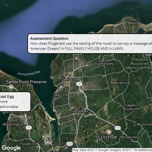 East Egg vs. West Egg Scribble Maps