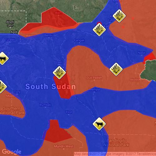 South Sudanese Civil War 2017 Scribble Maps