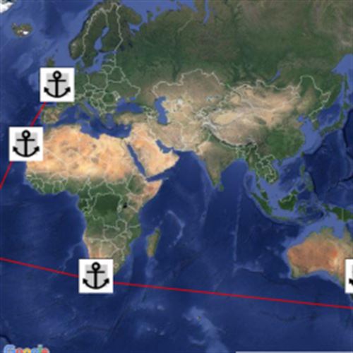 The first fleet scribble maps