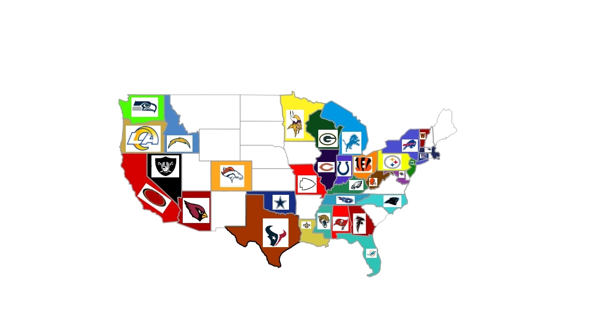 Nfl Map Scribble Maps 3378