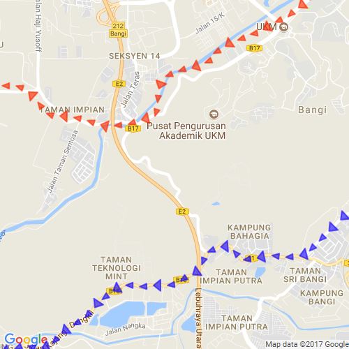 bangi lama : Scribble Maps