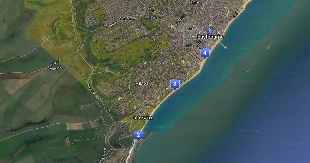 Map of Eastbourne : Scribble Maps