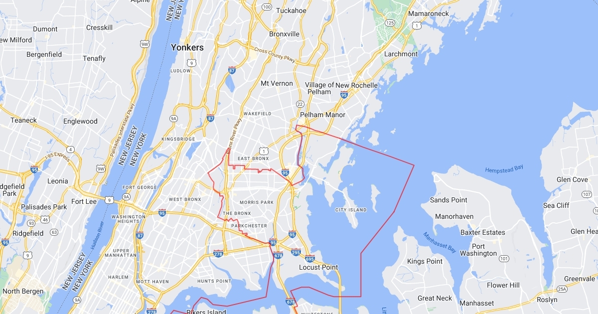 NY-14 Congressional District Map : Scribble Maps