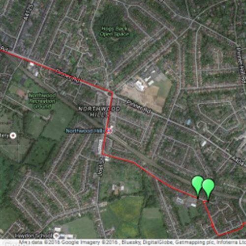 Pinner Test Route 3 Scribble Maps