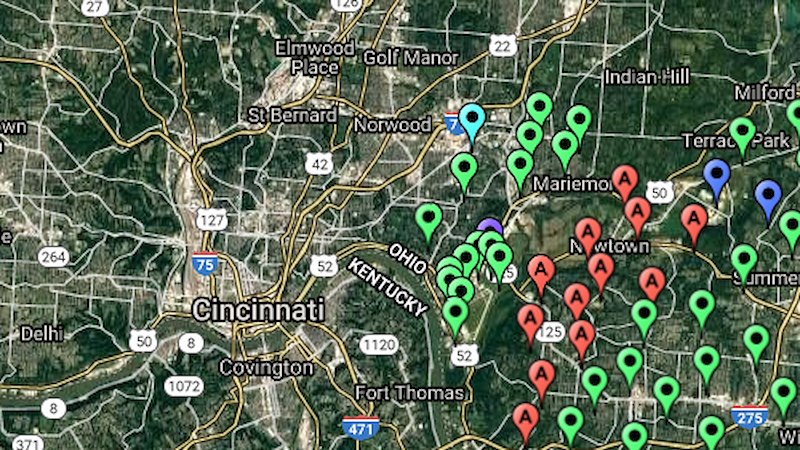 Thunderbolt Siren Map