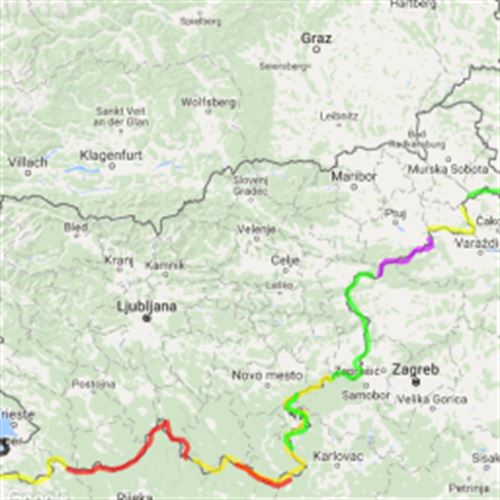 Croatia border : Scribble Maps