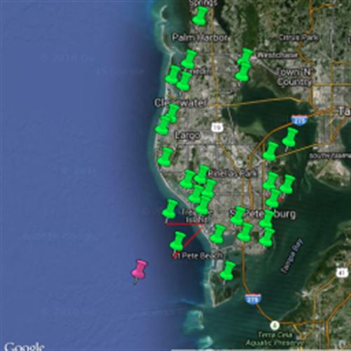 Florida Pinellas County saltwater boat ramps Scribble Maps