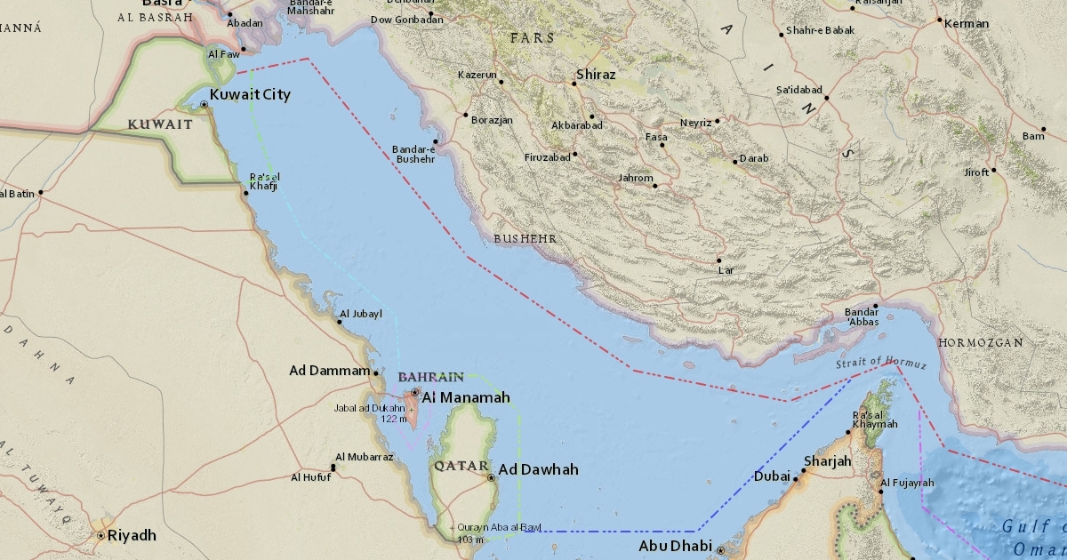 Arabian Gulf : Scribble Maps