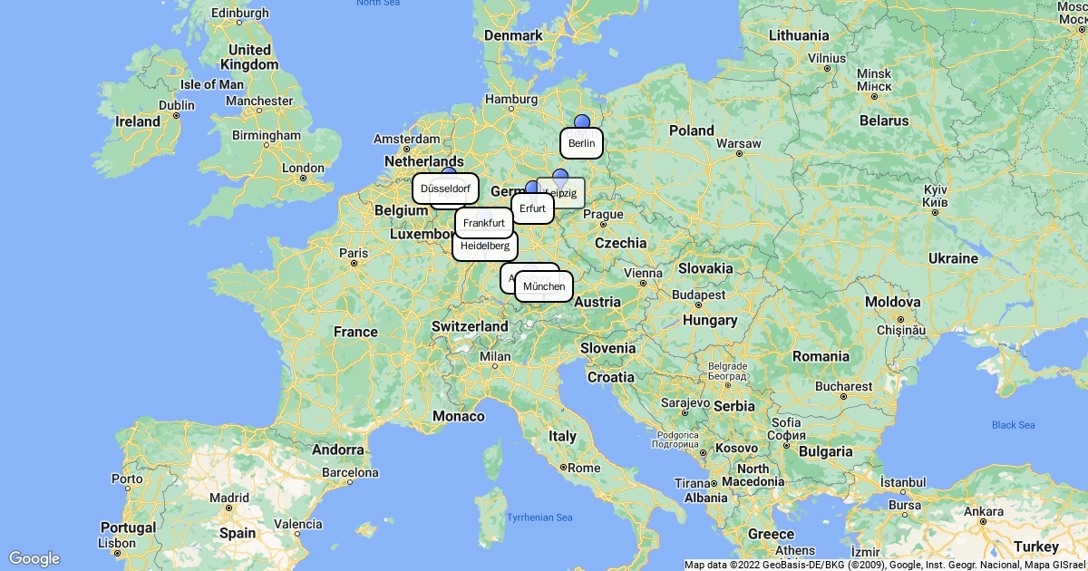 German Map : Scribble Maps