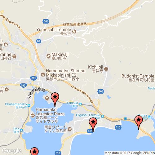 浜名湖釣りマップ Scribble Maps