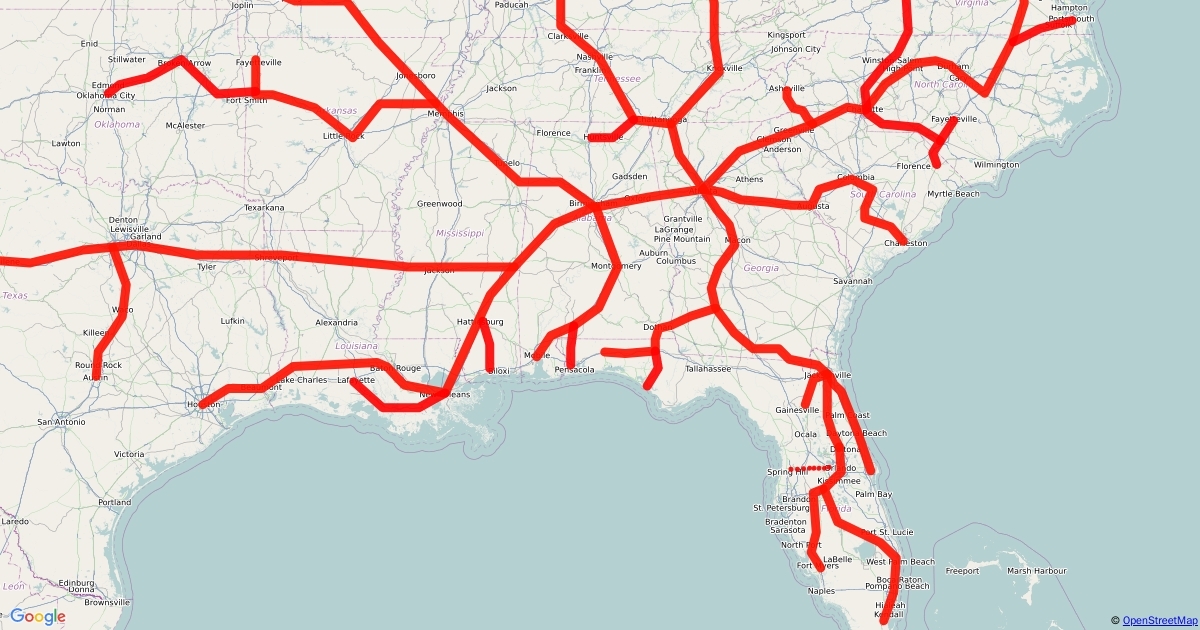 delta airlines map atlanta hub : Scribble Maps